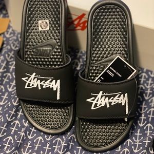 Stussy x Nike Benassi Slides